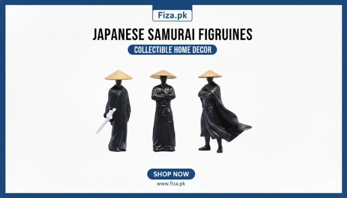 3pcs Mini Samurai Statue Set Mini Figurine Japanese Samurai Statue Ornament for Car Dashboard Desk Decor