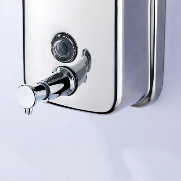 Wall Mounted Stainless Steel Soap Dispensor & Sanitizer Dispenser – Fiza.pk