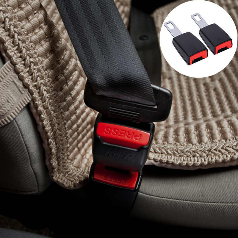 1 pair Car Seat Belt Clip Support Buckle & Safety Alarm Stopper – Fiza.pk