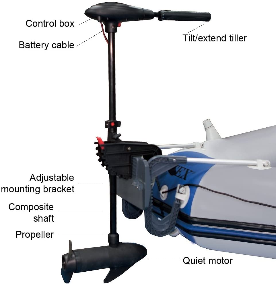 trolling motor mount for sailboat