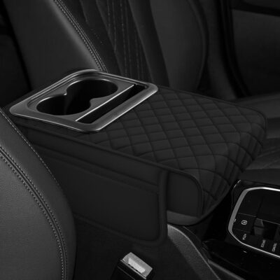 Universal Car Center Console Armrest Cushion with Cup Holder