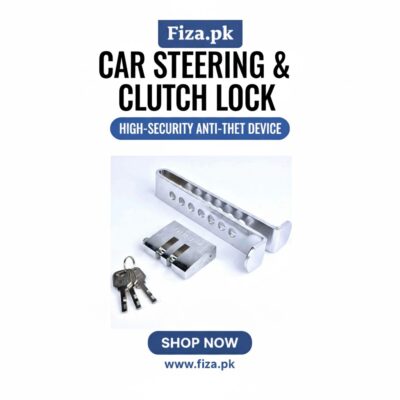 Universal Car Stainless Steel Pedal Lock – Heavy-Duty Anti-Theft Brake & Clutch Pedal Security Lock for Cars